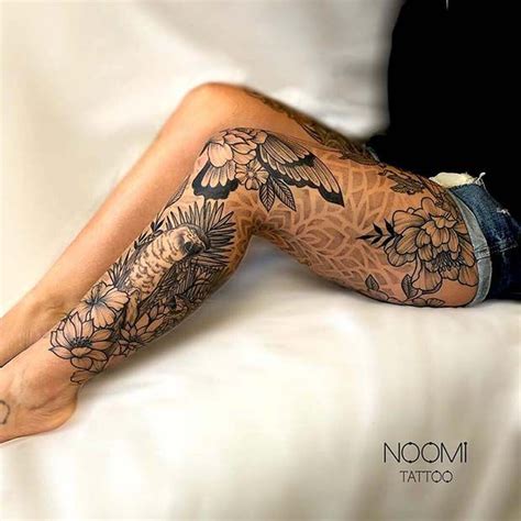 hot thigh tattoo|Hot thigh tattoos women